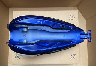 Triumph Bonneville fuel tank white/blue T2400390-JM-thumb-1