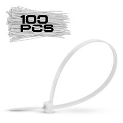 Bormann Pro BCR5000 - Δεματικά καλωδίων 2.5*100mm λευκά 100τεμ. (050261)