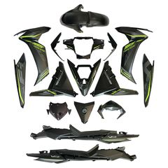 ΠΛΑΣΤΙΚΑ ΣΕΤ ΚΟΥΣΤΟΥΜΙ ΜΑΥΡΑ ΜΑΤ (16 TMX) SYM VF-185 ( ΠΡΟΣΦΟΡΑ )