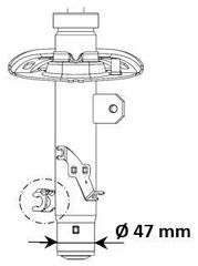 ΓΟΝΑΤΟ ΕΜΠΡΟΣΘΙΟ RH (47mm) - 3338012