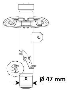 ΓΟΝΑΤΟ ΕΜΠΡΟΣΘΙΟ RH (47mm) - 3338012