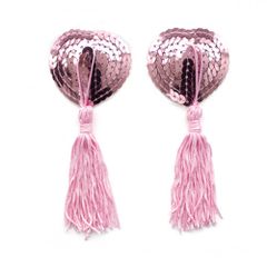 Naughty Toys Pink Burlesque Sequin Nipple Pasties