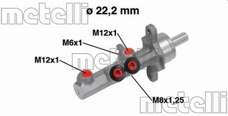 ΚΕΝΤΡ.ΑΝΤΛΙΑ ΦΡΕΝΩΝ 7/8" (SYS.BOSCH) (+ABS) (ΑΛΟΥΜΙΝΙΟΥ) - 05-0721