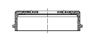 ΤΑΜΠΟΥΡΑ ΟΠΙΣΘΙΑ 254mm X 54mm (5T) - 18-0346