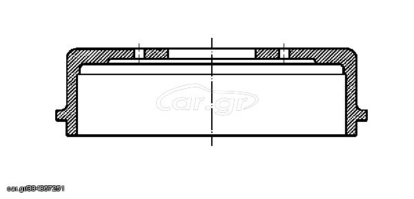 ΤΑΜΠΟΥΡΑ ΟΠΙΣΘΙΑ 220mm Χ 64mm (5T) - 18-0395