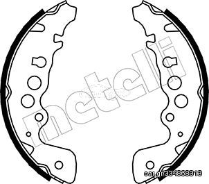 ΣΙΑΓΩΝΕΣ ΣΕΤ ΟΠΙΣΘΙΕΣ 220mm X 42mm - 53-0401