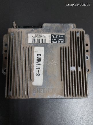 Εγκέφαλος Κινητήρα KIA SHUMA , K103735112A, K2AC18881, SIEMENS, Ξεκλείδωτο