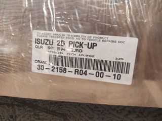 Τζάμια πίσω Izuzu Pick-Up 2D 1.5 καμπίνα '88-'02-thumb-2