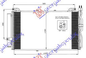 Ψυγειο A/C 1.5 Crdi (61x36) Hyundai Matrix 08-10 - 037806410