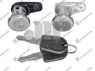 Αφαλοι Πορτας ΕΜΠ. Με Κλειδια (ΣΕΤ 2ΤΜΧ) Dacia LOGAN-MCV 05-08/P.UP-VAN 09-12 - 036707230
