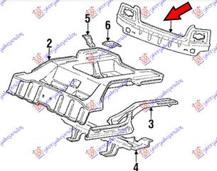 Ποδια Πισω Sdn Hyundai Excel 92-94 - 087902070