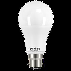 Λάμπα led A60 αχλάδι E27 10W 230V 3000k θερμό λευκό φως δέσμης 200° 1060 lumen 15000h