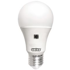 Λάμπα led με φωτοκύτταρο ημέρας - νύχτας Ε27 9W 230V 3000k θερμό λευκό φως 806lm