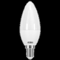 Λάμπα led κεράκι E14 4.9W 230V 3000k θερμό λευκό φως δέσμης 280° 470 lumen 15000h