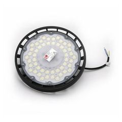 Φωτιστικό Led καμπάνα UFO 150W 230V με 4000K ενδιάμεσο λευκό φως και μαύρο σώμα αλουμινίου