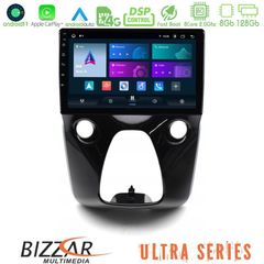 Bizzar Ultra Series Toyota Aygo - Citroen C1 - Peugeot 108 8core Android11 8+128GB Navigation Multimedia 10"