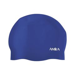 Σκουφάκι Κολύμβησης Medium Hair HQ Μπλε Amila 47028