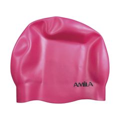 Σκουφάκι Κολύμβησης AMILA Medium Hair Ροζ Amila 47022