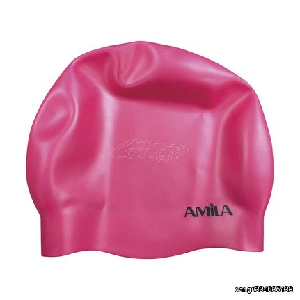 Σκουφάκι Κολύμβησης AMILA Medium Hair Ροζ Amila 47022
