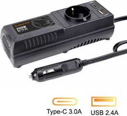 Manta Car Inverter 12V/230V 200W - (MPI200C)