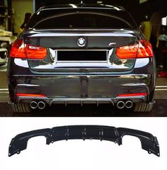 Diffuser με Διπλή έξοδο για BMW Σειρά 3 F30 F31 (2012-2019)