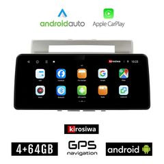 KIROSIWA TOYOTA VERSO (2004 - 2009) Android οθόνη αυτοκίνητου 4GB (+64GB) με GPS WI-FI (ηχοσύστημα αφής 12.3" ιντσών OEM Android Auto Apple Carplay Youtube Playstore MP3 USB Radio Bluetooth Mirro