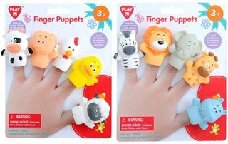 Playgo Ζωακια Happy Finger Puppets - 1880