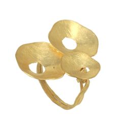 Δαχτυλίδι σε σατινέ χρυσό Κ14 χειροποίητο με σχέδιο τα νούφαρα Νο.52  Βάρος δαχτυλιδιού 3.10 γραμμάρια
Θα φροντίσουμε για τη συσκευασία δώρου