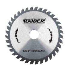 Δίσκος Κοπής Ξύλου Φ125/40 Δόντια RAIDER 163131