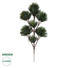 GloboStar® Artificial Garden PINUS MASSONIANA BRANCH 20218 Τεχνητό Διακοσμητικό Κλαδί Πεύκου Π52 x Υ95cm