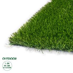 GloboStar® Artificial Garden SUMMER GRASS 20150 Τεχνητό Συνθετικός Χλοοτάπητας Διακοσμητικό Γρασίδι - Γκαζόν για Ανάπλαση Κήπου - με Πλάτος 2m και Ύψος Πέλους 35mm Μ100 x Π200 x Υ3.5cm (Πωλείται ανά 2