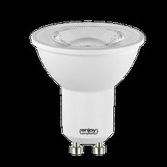 Λάμπα led GU10 Φ50mm 4.5W 230V 2700k θερμό λευκό φως 465 lumen δέσμης 110° 15000h