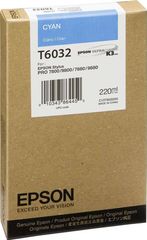 Epson T6032 Μελάνι Εκτυπωτή InkJet Κυανό (C13T603200)