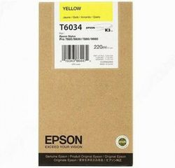 Epson T6034 Μελάνι Εκτυπωτή InkJet Κίτρινο (C13T603400)