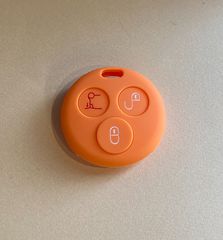 ΠΡΟΣΤΑΤΕΥΤΙΚΗ ΘΗΚΗ ΣΙΛΙΚΟΝΗΣ ΚΛΕΙΔΙΟΥ ΓΙΑ SMART 450 FORFOR FORTWO ΚΑΙΝΟΥΡΓΙO ΧΡΩΜΑ ΠΟΡΤΟΚΑΛΙ