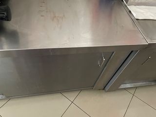 Λάντζα και Πάγκος ανοξείδωτος ερμάριο σε άριστη κατάσταση -thumb-2