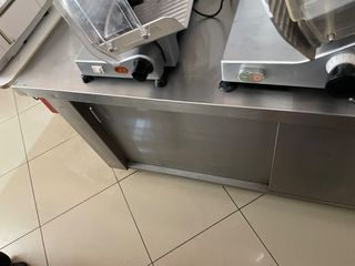 Λάντζα και Πάγκος ανοξείδωτος ερμάριο σε άριστη κατάσταση -thumb-4
