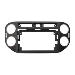 Πρόσοψη με καλωδίωση για Volkswagen VW TIGUAN (2009 - 2016) οθόνη αυτοκίνητου ηχοσύστημα αφής 9" ιντσών OEM εργοστασιακή πλαίσιο canbus χειριστήρια τιμονιού φίσα φιλέτο φίσες
