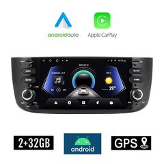 FIAT GRANDE PUNTO (μετά το 2012) Android οθόνη αυτοκίνητου 2+32GB με GPS WI-FI DSP (ηχοσύστημα αφής 6.1" ιντσών OEM Youtube Playstore Spotify MP3 USB Radio Bluetooth 4x60W navi πλοηγός Mirrorlink
