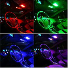 Led Αυτοκινήτου RGB Πολύχρωμο -thumb-1
