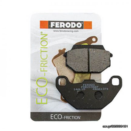 ΤΑΚΑΚΙΑ FERODO FDB2096 ECO FRICTION FA 305 ΟΡΓΑΝΙΚΑ ΜΠΡΟΣΤΑ ΠΙΣΩ 