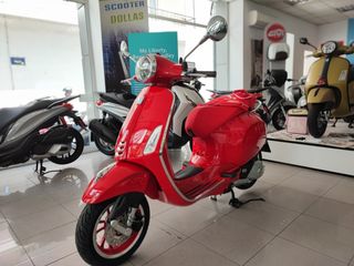 Vespa Primavera 125 2026 RED E5+ ΕΤΟΙΜΟΠΑΡΑΔΟΤΟ