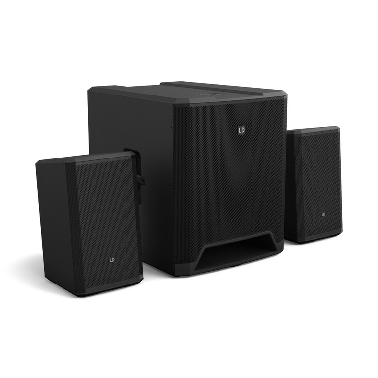 DAVE 18 G4X Compact 2.1 powered PA system - LD SYSTEMS
