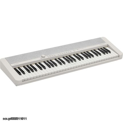 Casio CT-S1 61-Key Digital Synthesizer Touch-Sensitive Portable Keyboard (White) - CASIO