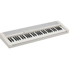 Casio CT-S1 61-Key Digital Synthesizer Touch-Sensitive Portable Keyboard (White) - CASIO
