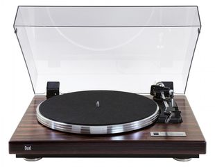 DUAL CS 460 Makassar wood Silver Full Automatic Turntable - DUAL