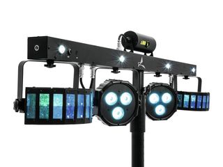 EUROLITE LED KLS Laser Bar FX Light Set with 2 derbies, 2 spots, white strobe LEDs - Eurolite