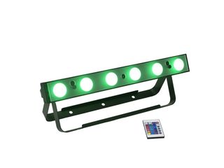 EUROLITE BATTERY POWERED LED BAR AKKU Bar-6 QCL 6X8W RGBW - Eurolite