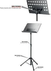 Upper clamp with 3 knobs for SMS17 - Adam Hall-thumb-1