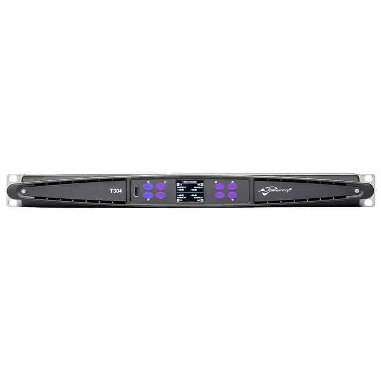 Powersoft T304 DSP+D Power amplifier class D, with DSP, 4x750W 4ohm Dante - Powersoft
